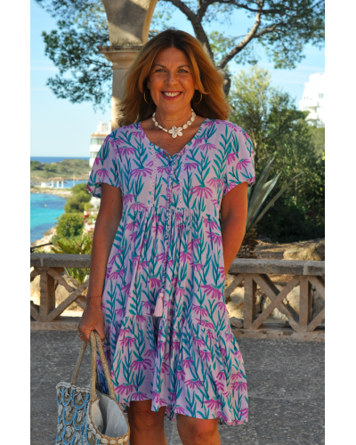 Vestido Ivana Corto Lilac