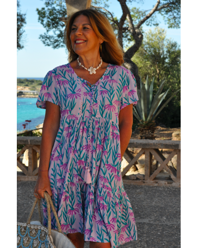 Vestido Ivana Corto Lilac