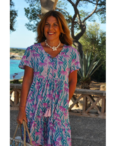 Vestido Ivana Corto Lilac