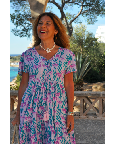 Vestido Ivana Corto Lilac