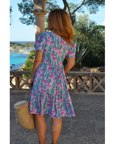 Vestido Ivana Corto Lilac
