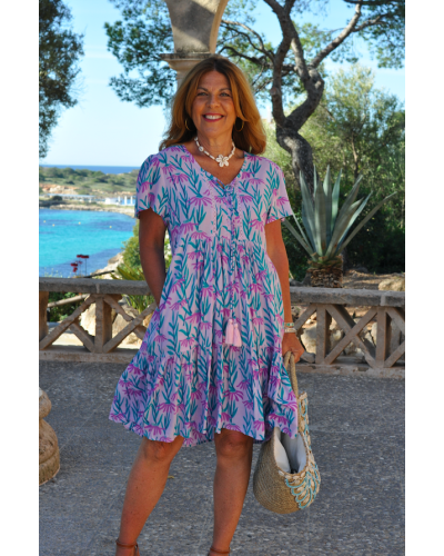 Vestido Ivana Corto Lilac