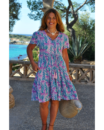 Vestido Ivana Corto Lilac