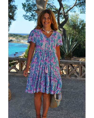 Vestido Ivana Corto Lilac