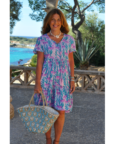 Vestido Ivana Corto Lilac