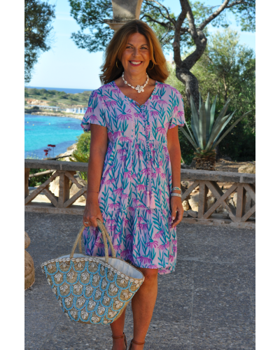 Vestido Ivana Corto Lilac
