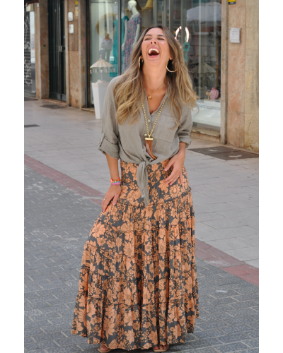 Camisa Leynt Lino Topo