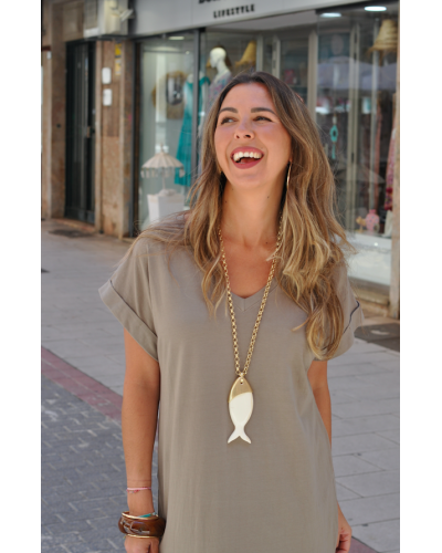 Collar Pescaito Blanco