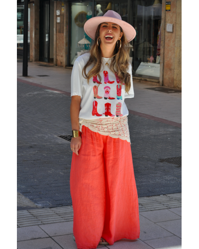 Camiseta Botas Western