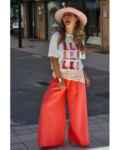 Camiseta Botas Western