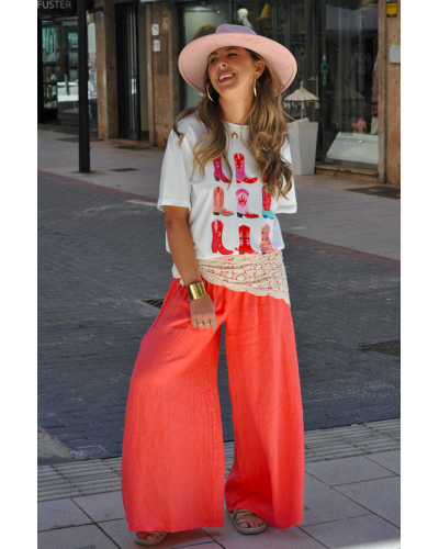 Camiseta Botas Western