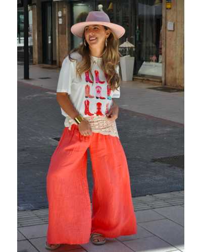 Camiseta Botas Western