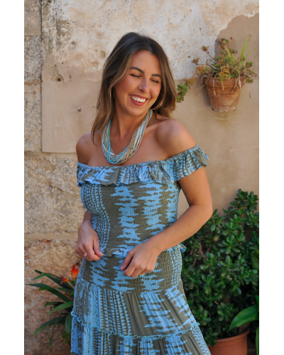 Top Aphrodite Snake Blue