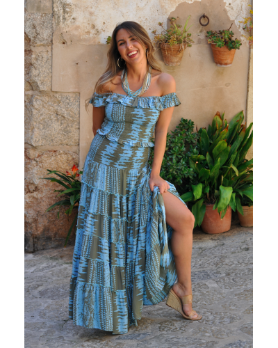 Top Aphrodite Snake Blue