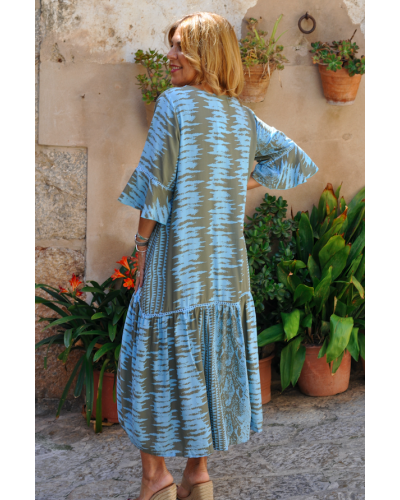 Kaftan Amanda Blue