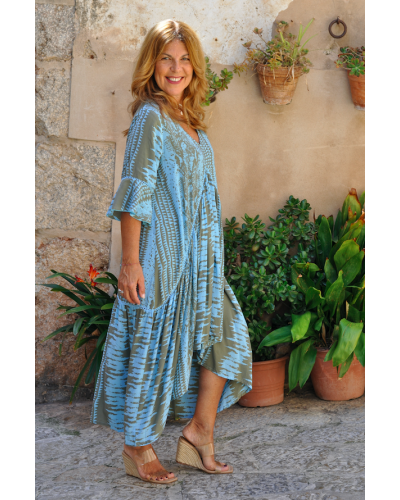 Kaftan Amanda Blue