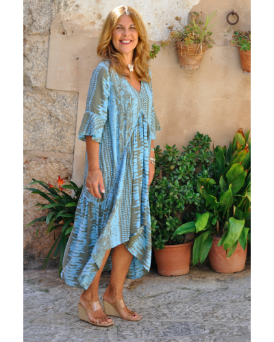 Kaftan Amanda Blue