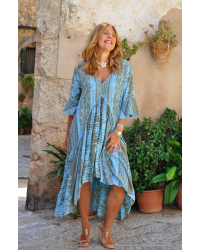 Kaftan Amanda Blue