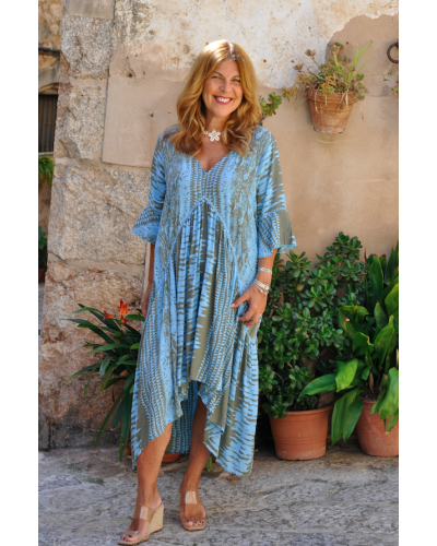 Kaftan Amanda Blue