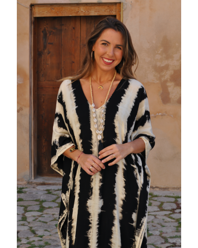 Kaftan Cocoa Zebra