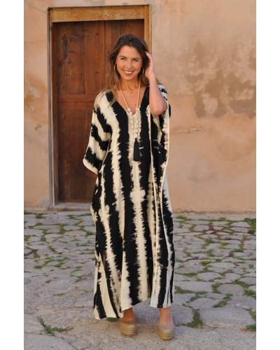 Kaftan Cocoa Zebra