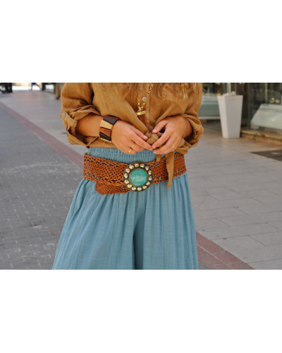Cinturón Boho Azul