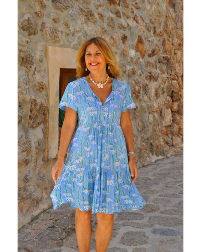 Vestido Ivana Corto Azul