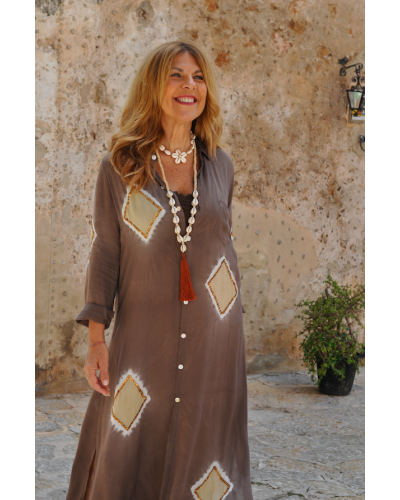 Vestido Kemeja Brown