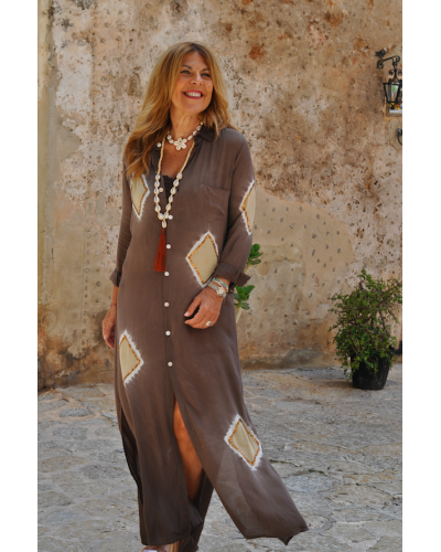 Vestido Kemeja Brown