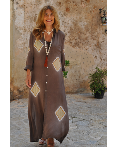 Vestido Kemeja Brown