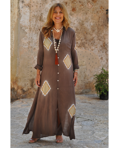 Vestido Kemeja Brown