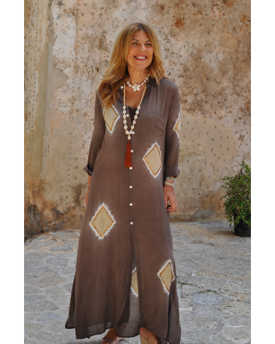 Vestido Kemeja Brown