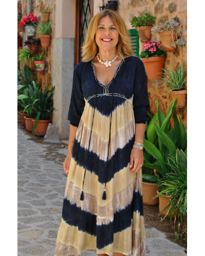 Vestido Layla Azul Marino