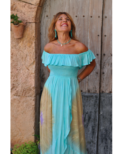 Vestido Denay Aqua