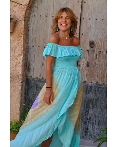Vestido Denay Aqua