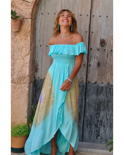 Vestido Denay Aqua