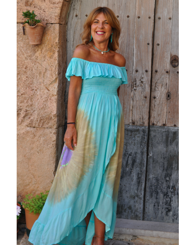 Vestido Denay Aqua
