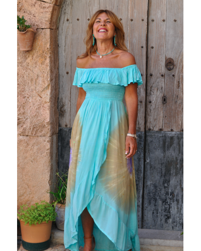 Vestido Denay Aqua