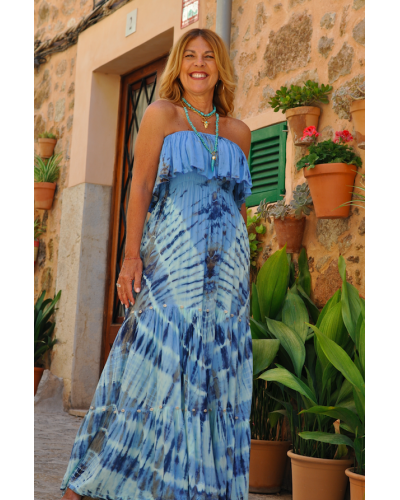 Vestido Arandano Tie dye