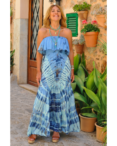Vestido Arandano Tie dye