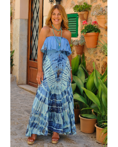 Vestido Arandano Tie dye