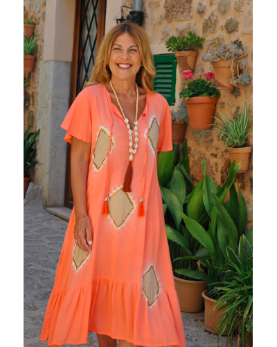 Vestido Karasi Coral