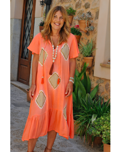 Vestido Karasi Coral