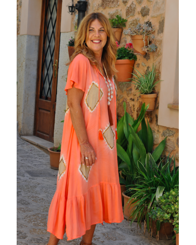Vestido Karasi Coral