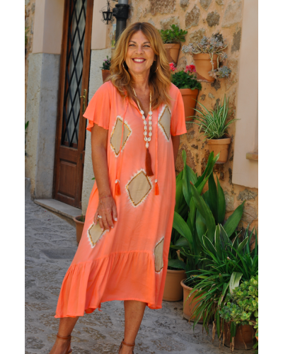Vestido Karasi Coral