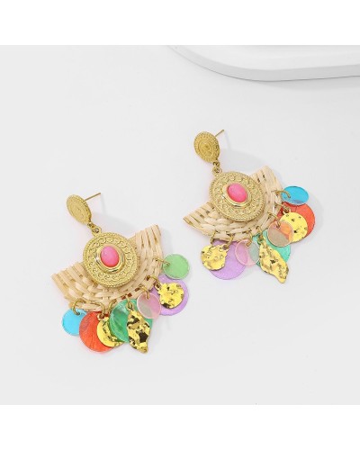 Pendiente Abanico Colores