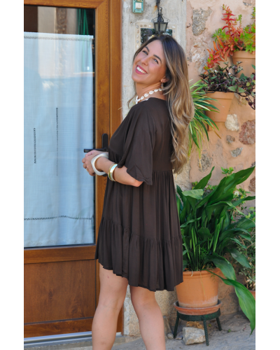 Vestido Mini Perla Brown
