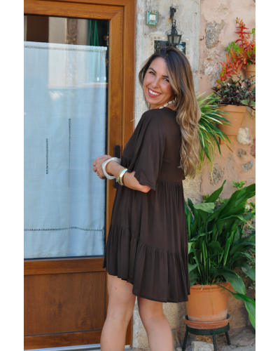 Vestido Mini Perla Brown