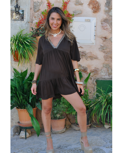 Vestido Mini Perla Brown