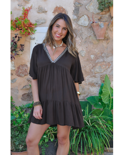 Vestido Mini Perla Brown